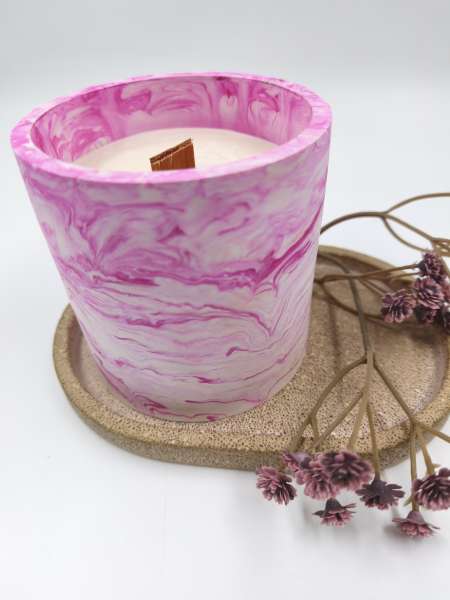 Marmor Becher    ***  Pink Sugar