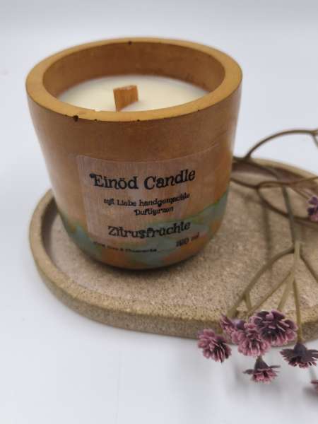 Betonkerze Klein   *** Zitrusfrüchte