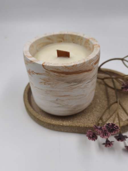 Marmorbecher  Klein   *** Mocha