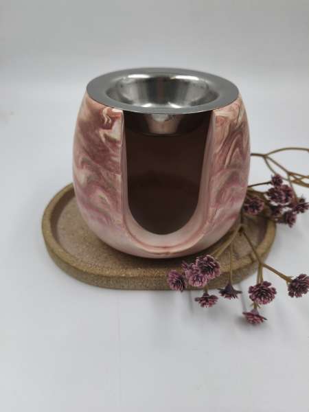 Wachs Schmelzer für Duftwachs Melts   *** Rotbraun   Marmoriert