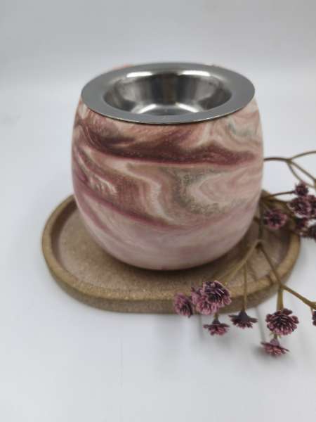 Wachs Schmelzer für Duftwachs Melts   *** Rotbraun   Marmoriert