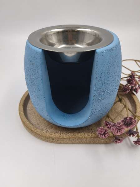 Wachs Schmelzer für Duftwachs Melts   *** Helles Blau Sandoptik