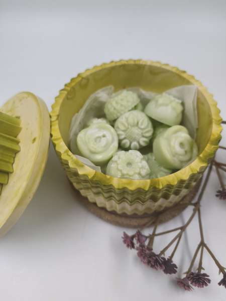 Deko Döschen mit Wachsmelts *** Lemongrass & Ginger