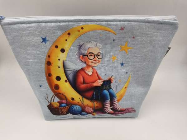 Projekt Tasche für Sockenprojekte   ***  OMA mit MOND