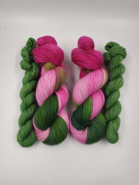 Einöder Sock Set 125 g   ***  GRÜNE FUCHSIEN