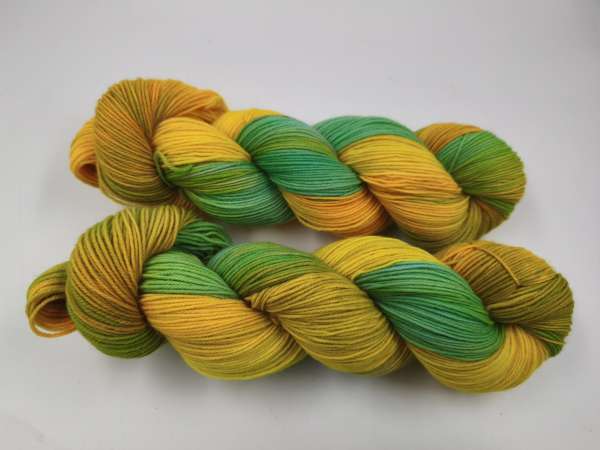 Cash Socks  4 fach  ***  BLUE YELLOW  Neon