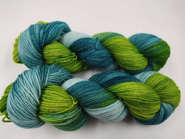Merino Alpaka Sock  - GRÜNES TEAL