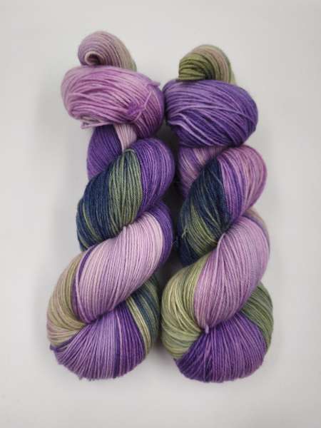 Merino Alpaka Sock  - GRÜNE ORCHIDEE