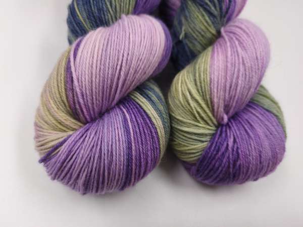 Merino Alpaka Sock  - GRÜNE ORCHIDEE