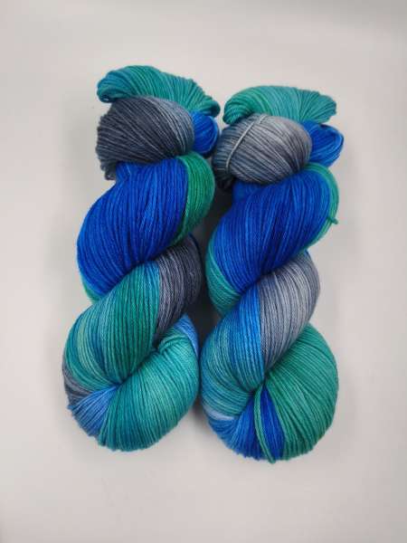 Einöder Merino  Socke  ***  SAPHIRGRAUE BAHAMAS