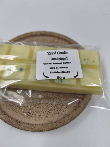 Duft Wachs Melt - Snap Bar  *** VANILLA BEAN & COTTON