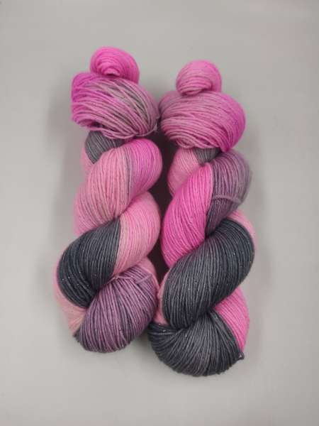 Silber Merino  -  GRAUES PINK