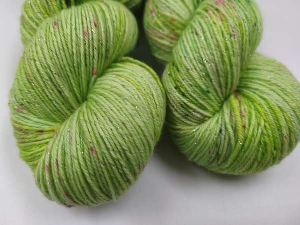 Silber Merino  -  FRISCHES GRÜN