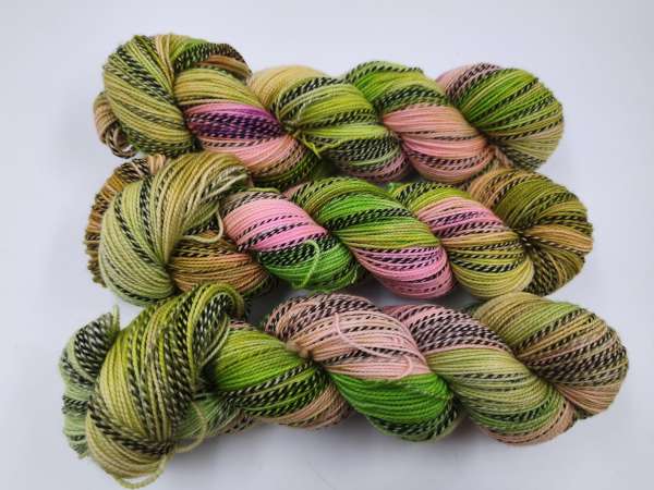 Zebra Socks - GRÜNES ROSA