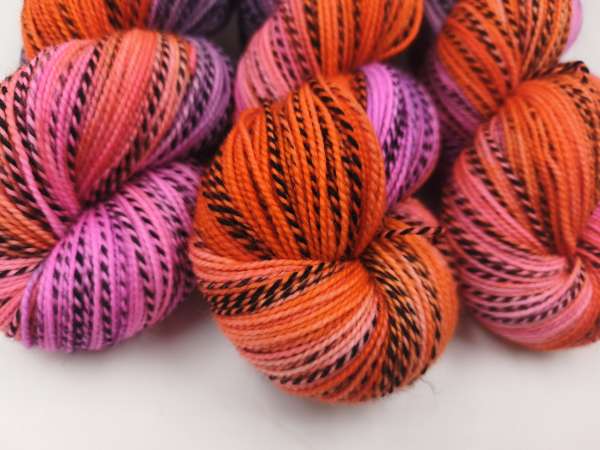 Zebra Socks -  GRAUES PINKORANGE