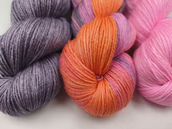 Wollpaket / Tuchset -   BFL SEIDE  -  MARINA