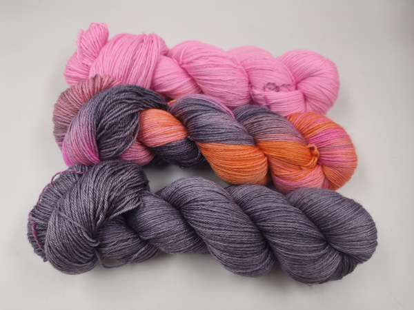 Wollpaket / Tuchset -   BFL SEIDE  -  MARINA
