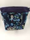 Handle Bag Projektasche Gr. M   * SKELETTE & SEEPFERDCHEN