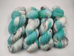 VORBESTELLUNG  -   Einöder Merino  Socke  *** Neon Streusel - BLUE